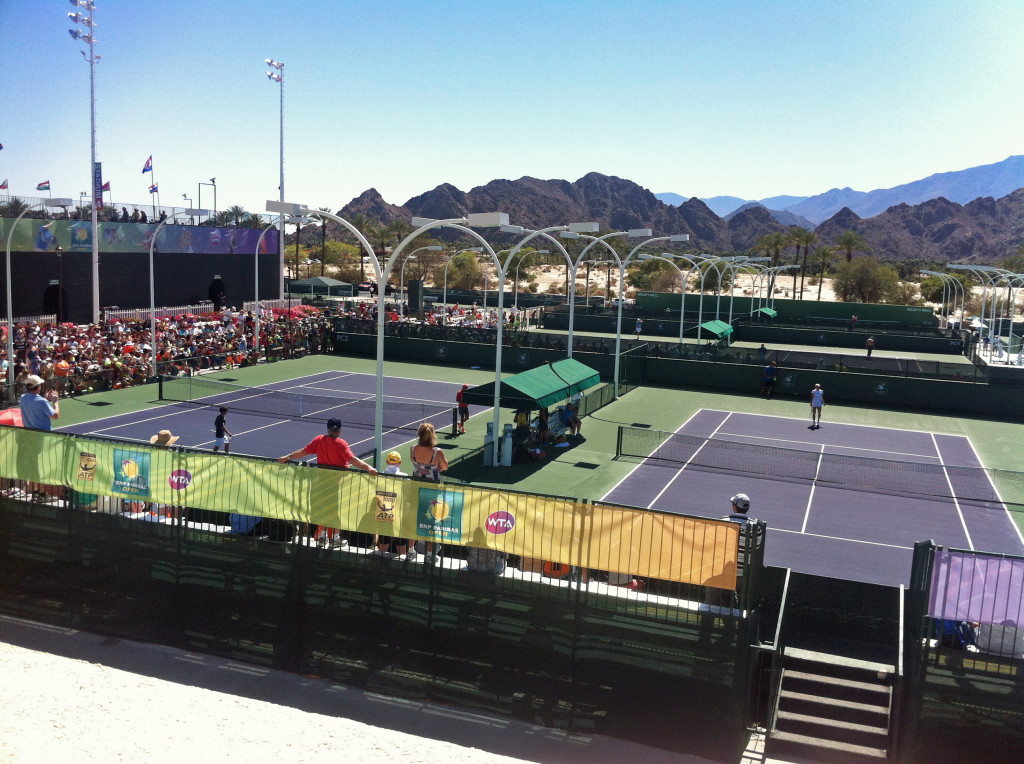 New seating was added to the practice courts as part of renovation.