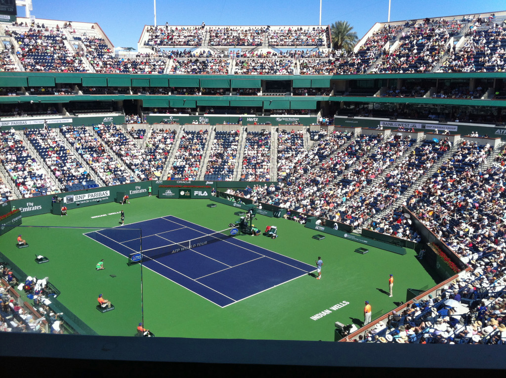 Stadium 1, which opened in 2000, seats 16,100.