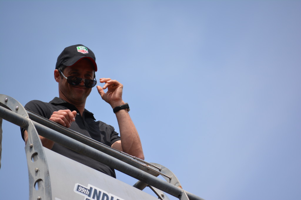 Actor Patrick Dempsey, a racing enthusiast, was the honorary starter.