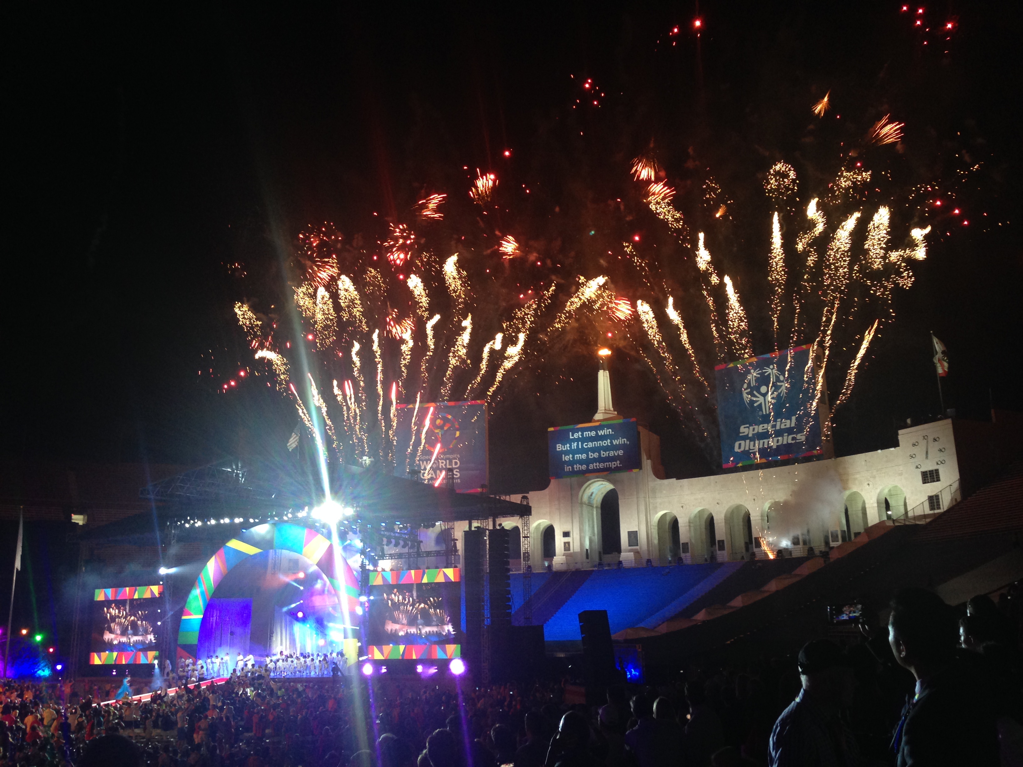 Opening ceremony fireworks