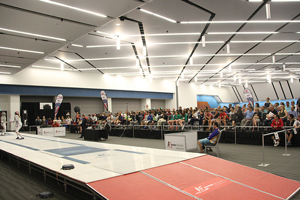 Photo courtesy of Nicole Jomantas/USA Fencing.