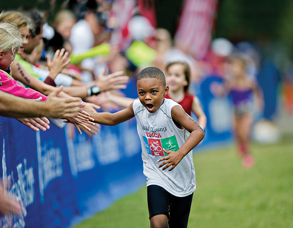Alpharetta, Georgia, has become a popular destination for events, including the IronKids Triathlon, which is held annually in September and attracts about 1,100 participants. Photo courtesy of Awesome Alpharetta