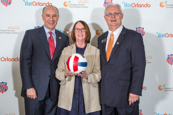  George Aguel, Visit Orlando, Kathie Canning, OCCC and Dr. Roger Goudy, AAU President/CEO