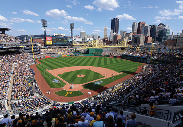 The Pittsburgh Pirates will host the first game of the 2016 Major League Baseball season with an April 3 game against the St. Louis Cardinals. Photo by Mark Cunningham/Getty Images