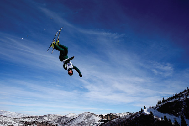 Deer Valley Resort in Park City, Utah, is home to an annual stop on the FIS Freestyle Ski World Cup, including the most recent event, which was staged in February. Photo courtesy of Matthew Stockman/Getty Images