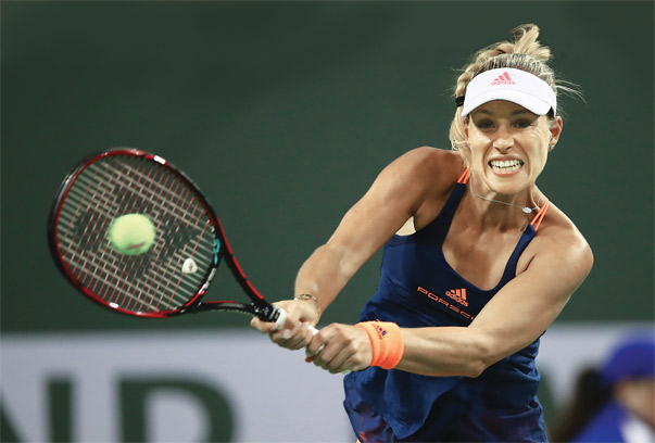 In March, Angelique Kerber of Germany took over as the top-ranked player on the WTA Tour. Photo by Clive Brunskill/Getty Images 