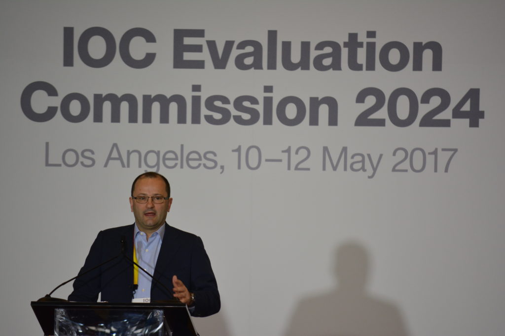 IOC Evaluation Commission Chairman Patrick Baumann