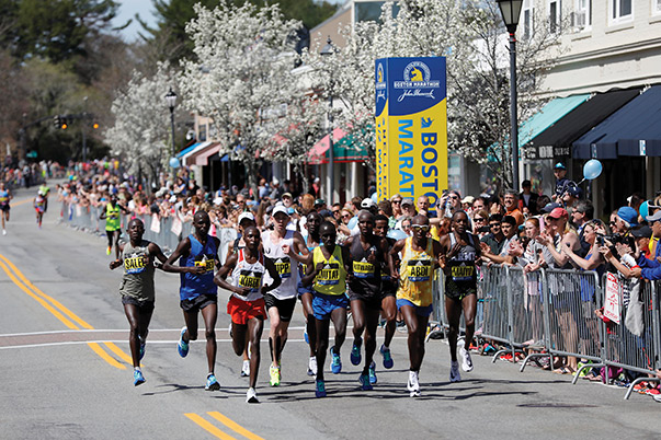 The Boston Marathon was staged in April by the Boston Athletic Association, marking the 121st running of the iconic race that is held on the streets of the city. Photo courtesy of Greg M. Cooper/USA Today Sports