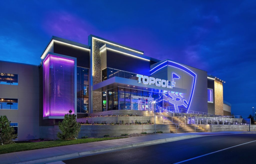 Topgolf in Centennial Colorado