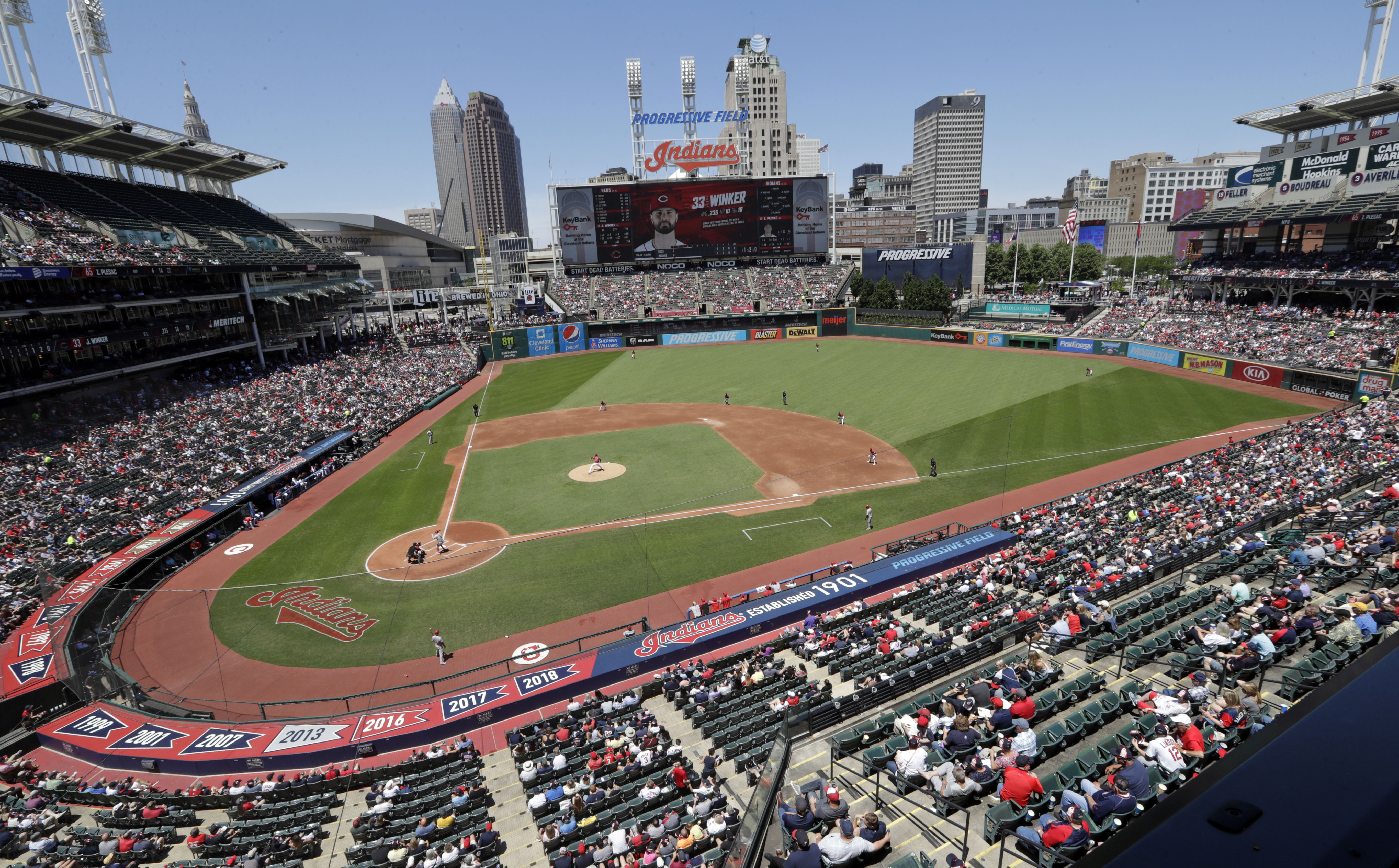 Reds Indians Baseball