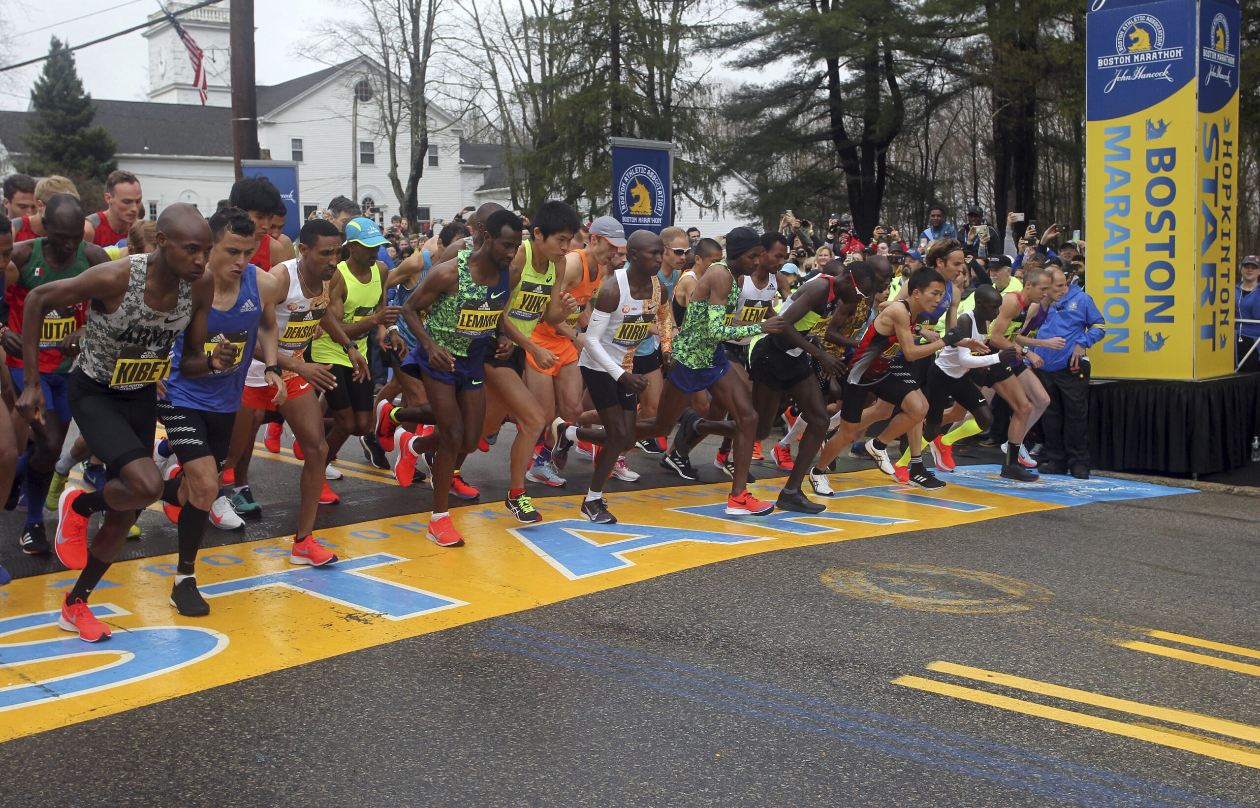 Virus Outbreak Boston Marathon