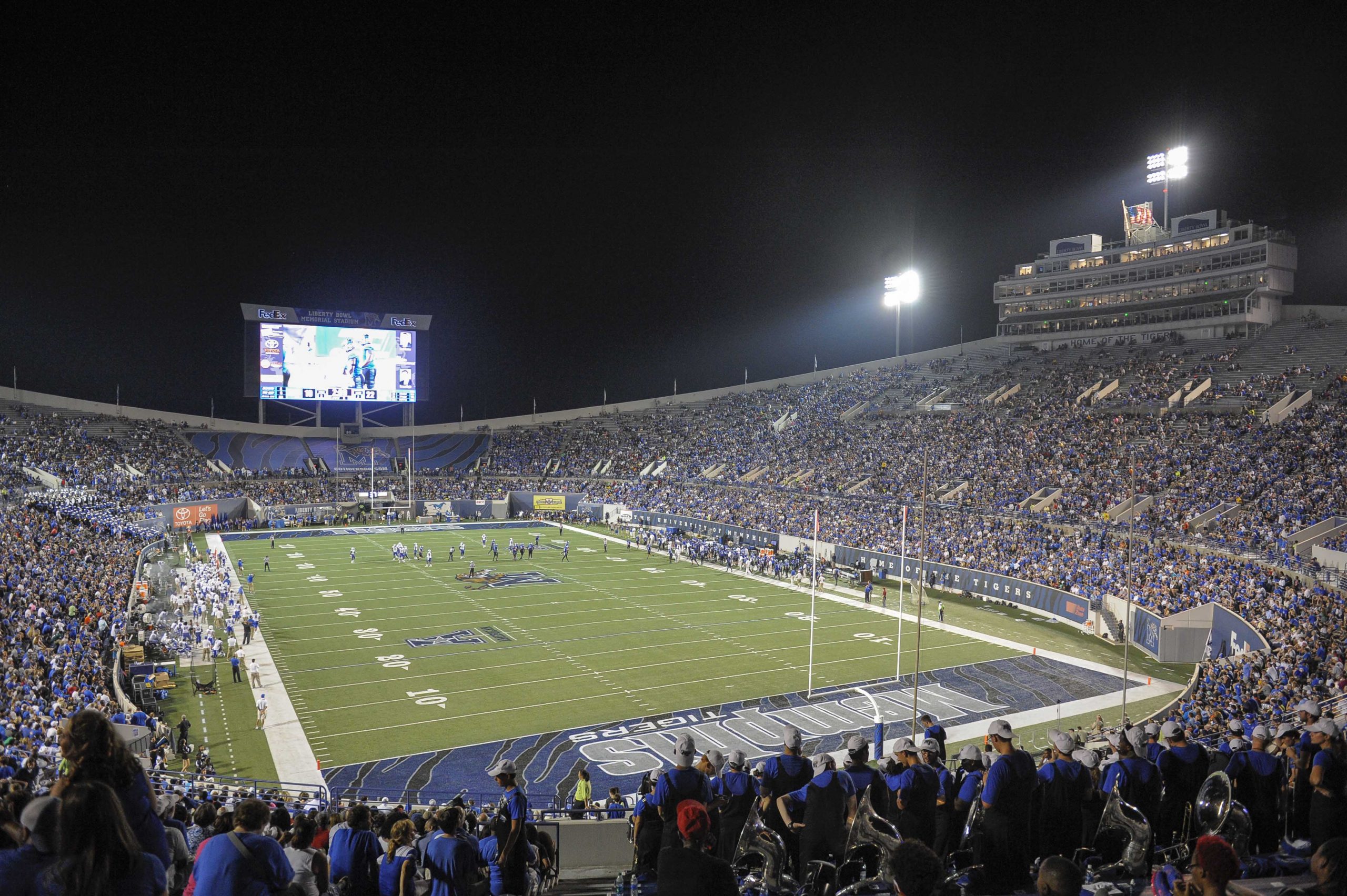 History of professional football at Liberty Bowl Memorial Stadium