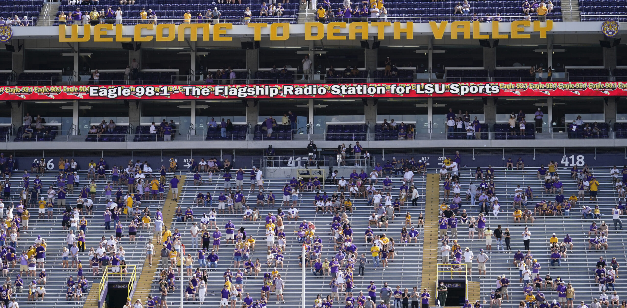 Virus Outbreak Mississippi St LSU Football