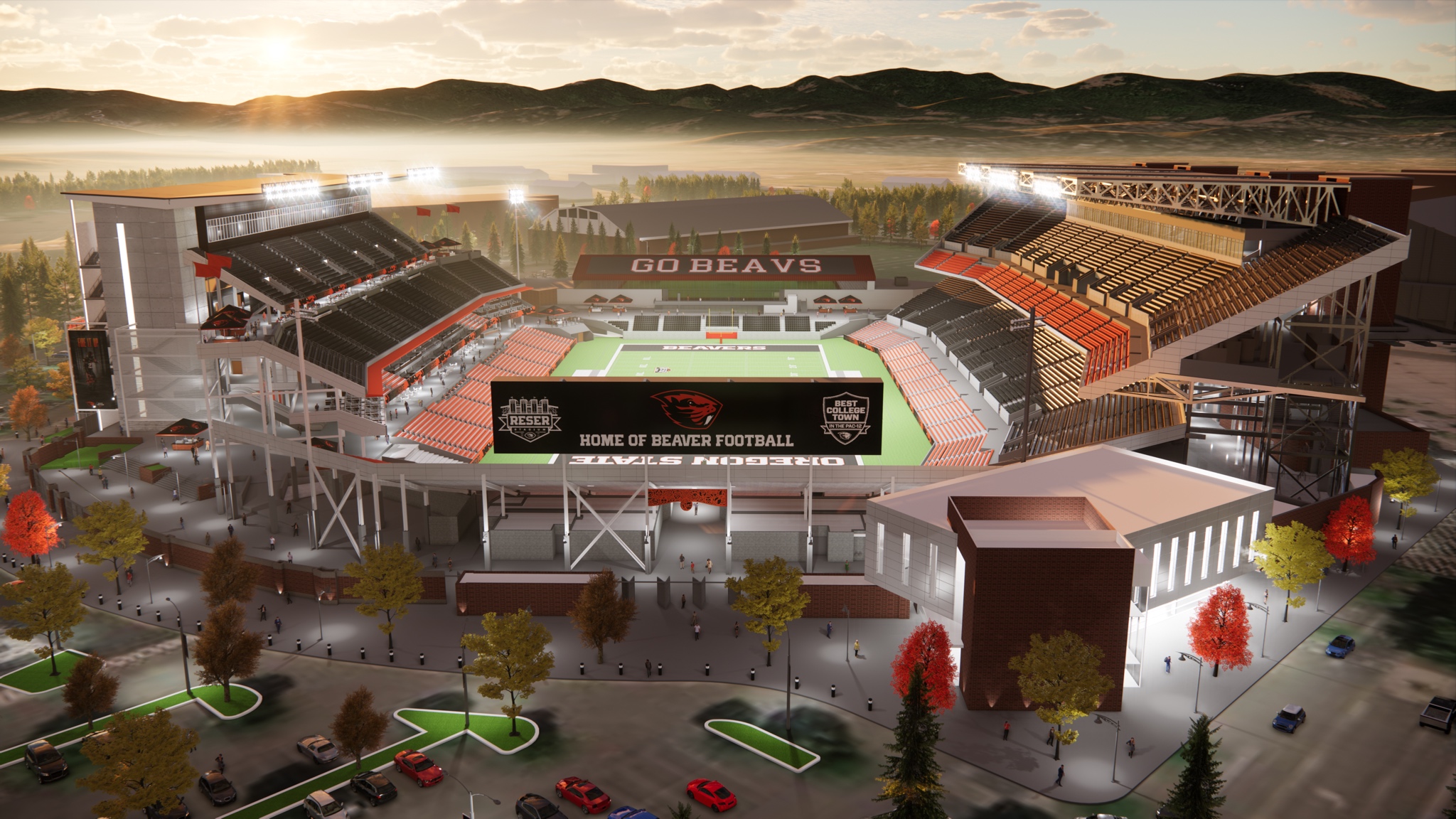 Oregon State Plans 153 Million Reser Stadium Renovation SportsTravel