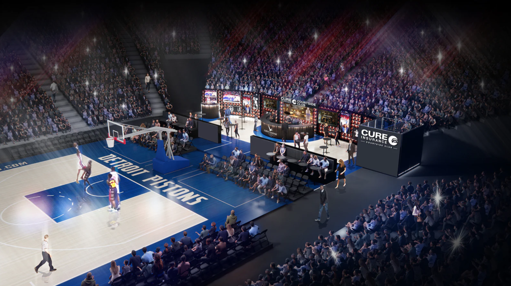 Detroit Pistons Opening Courtside Club At Little Caesars Arena Sportstravel