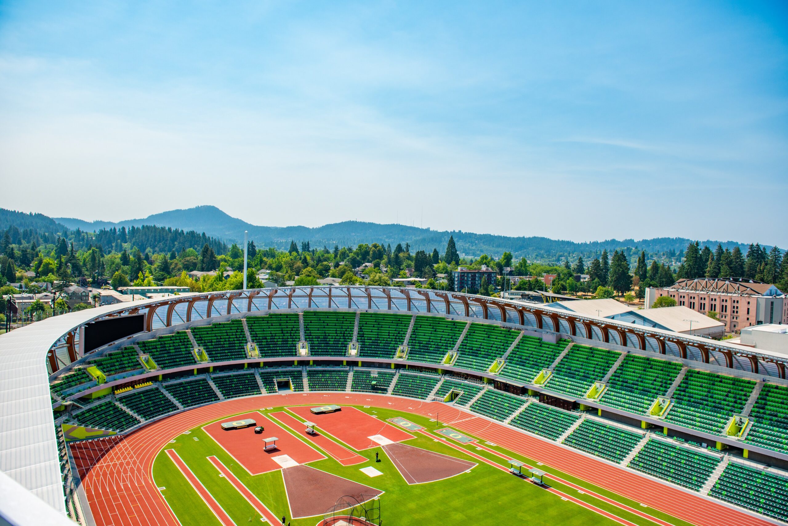 Hayward Field at the University of Oregon