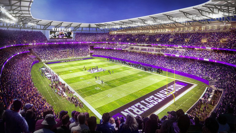 Northwestern Unveils Plans for New Football Stadium – SportsTravel