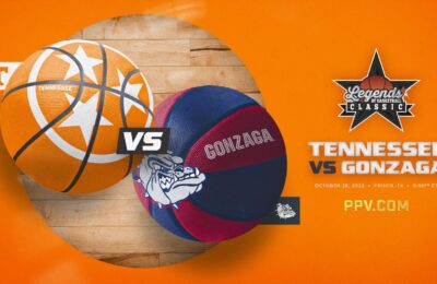 Tennessee, Gonzaga Set to Meet at Legends of Basketball Classic