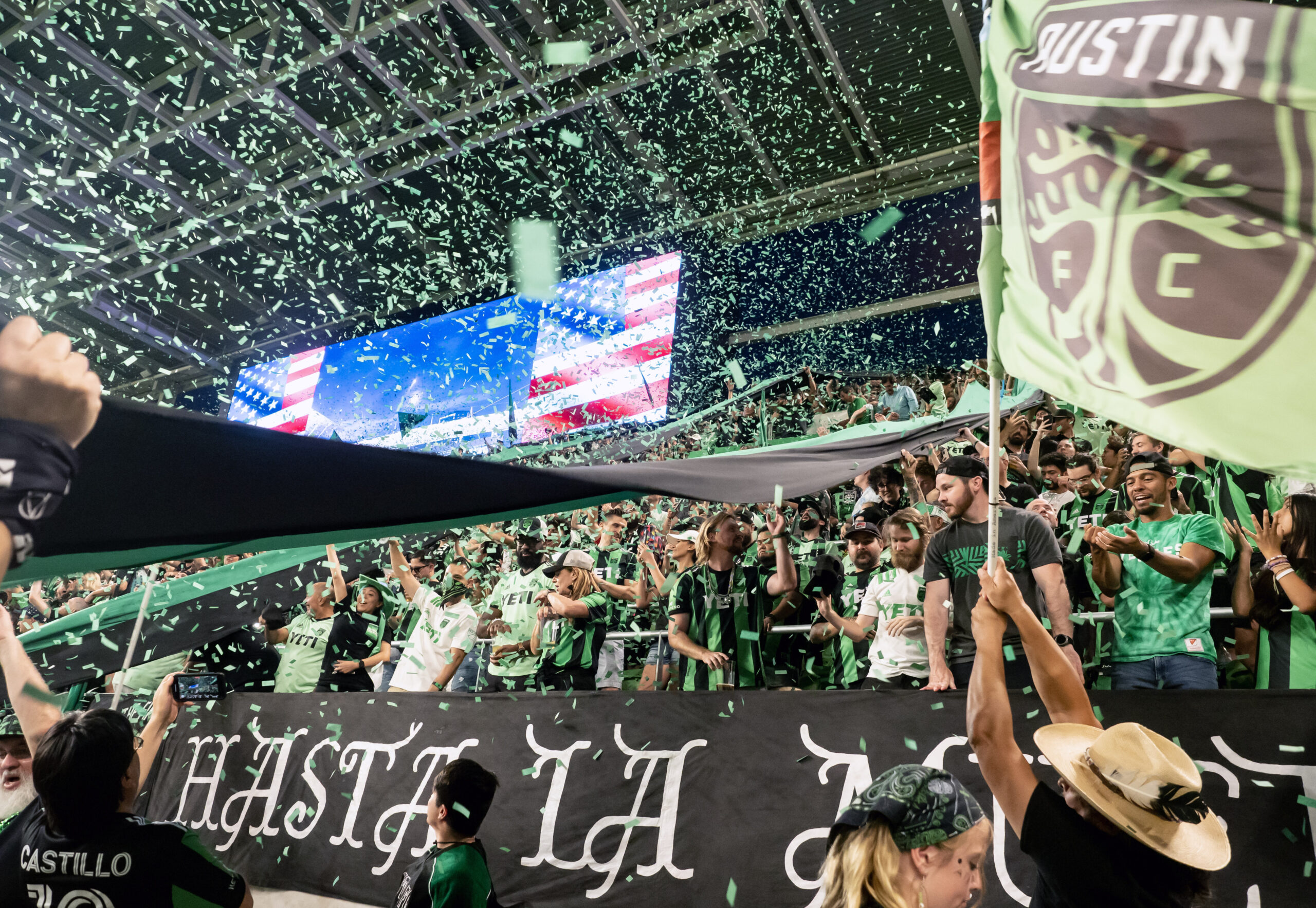 Confetti After Austin FC Win