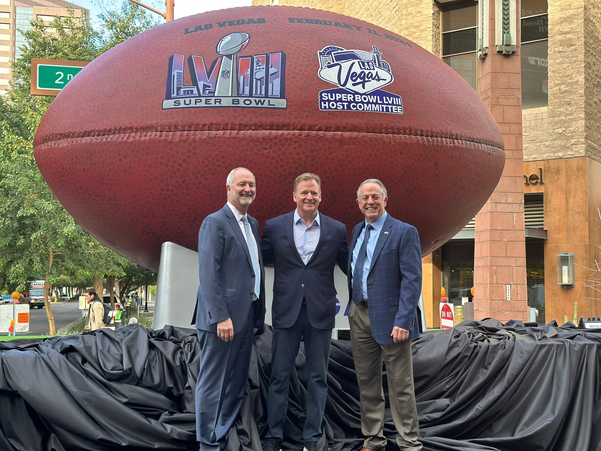 Las Vegas Super Bowl LVIII officially 'on the clock