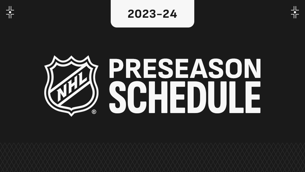 NHL Preseason Schedule
