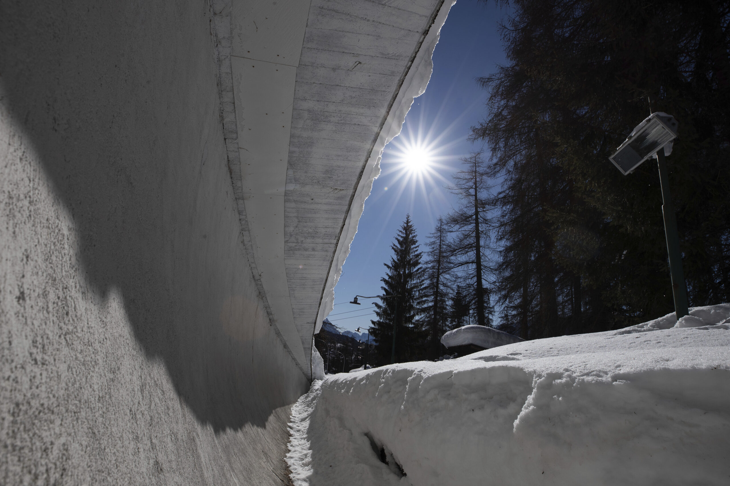 Italy Cortina Bobsled Track