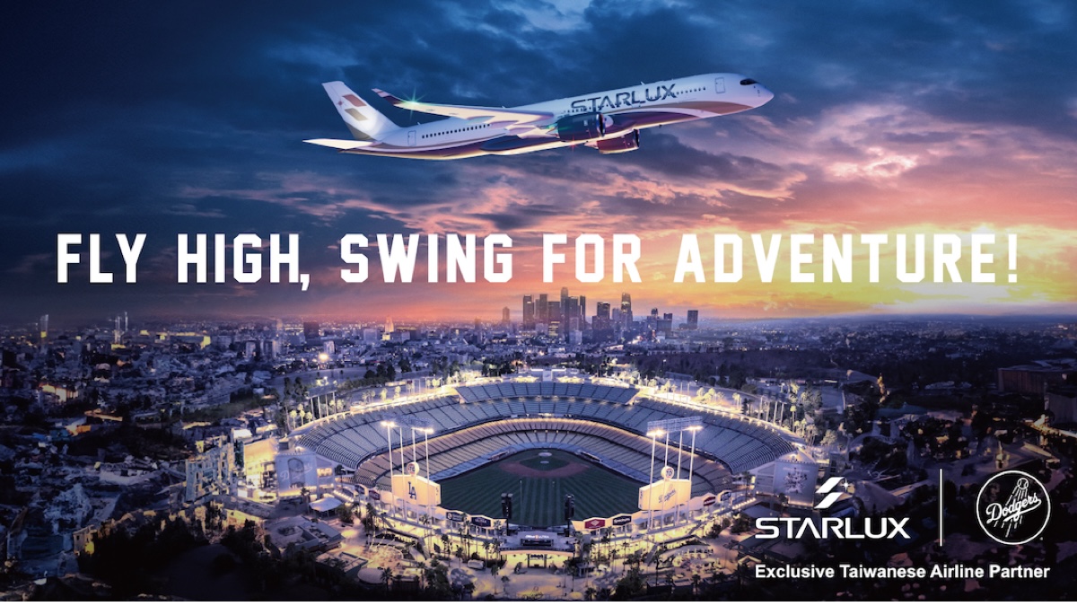 Los Angeles Dodgers Partner With Taiwan-Based Starlux Airlines –  SportsTravel