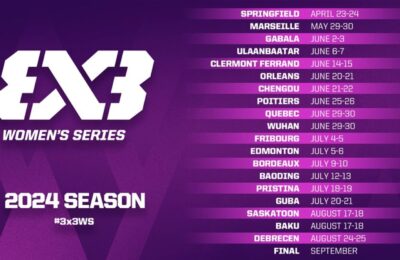 2024 FIBA 3×3 Women’s Series Schedule to Begin in Springfield