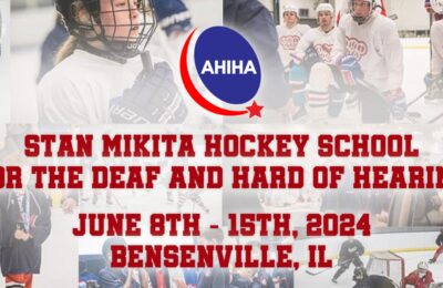 Bensenville to Host Stan Mikita Hockey School for Deaf and Hard of Hearing