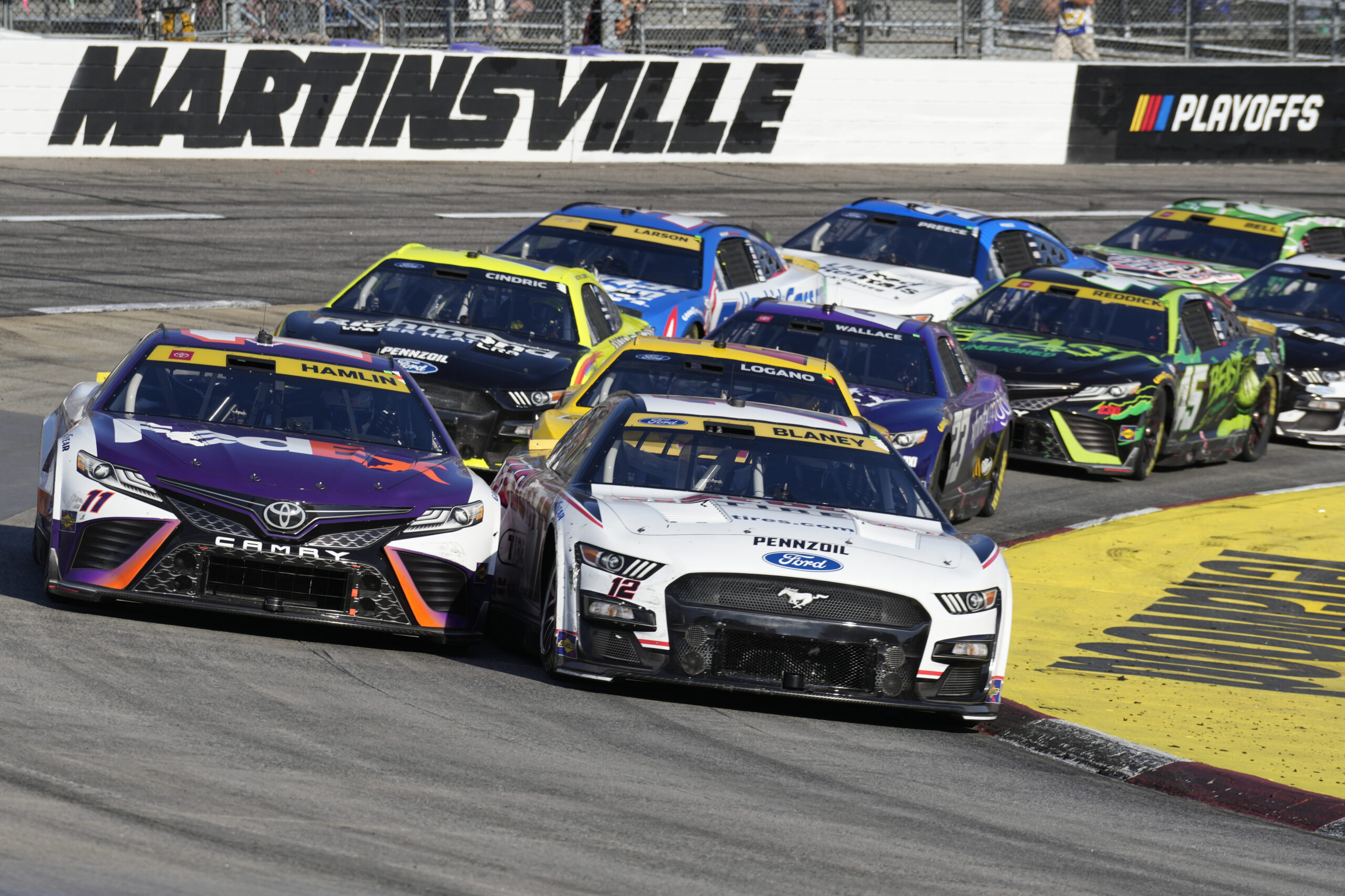 Ryan Blaney, Denny Hamlin