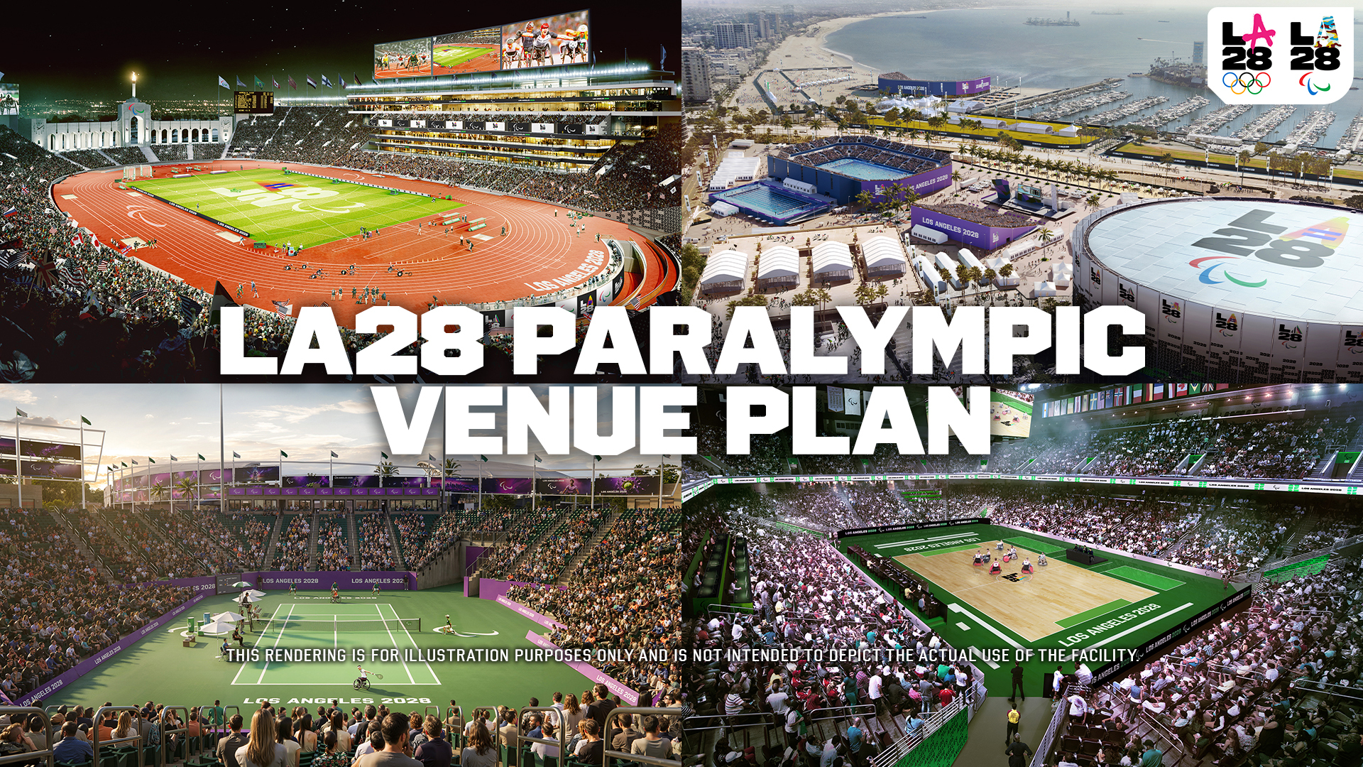 LA28 Paralympic Venue Plan
